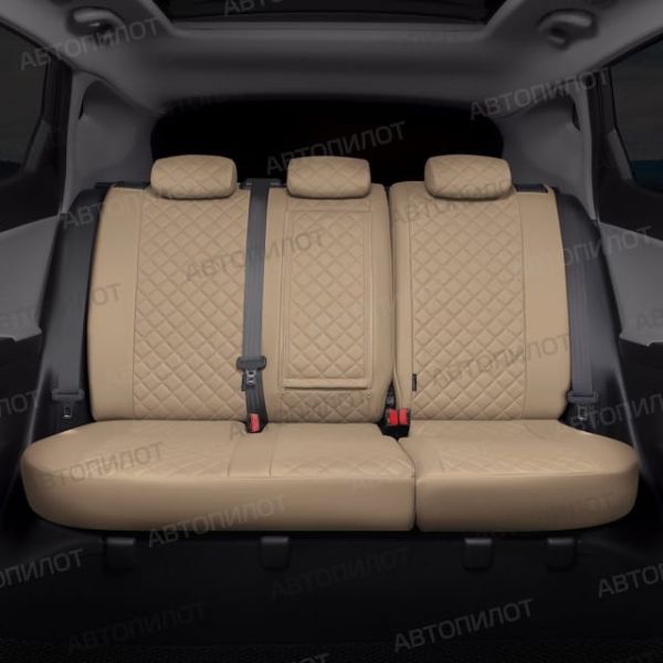Чехлы Автопилот Экокожа Ромб на Москвич 3 (2022+) Чехлы Автопилот Экокожа Ромб на Москвич 3 (2022+)