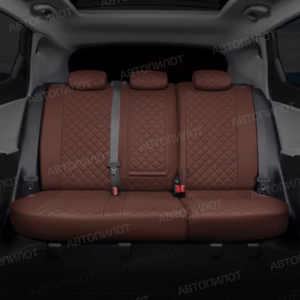 Чехлы Автопилот Экокожа Ромб на Москвич 3 (2022+) Чехлы Автопилот Экокожа Ромб на Москвич 3 (2022+)
