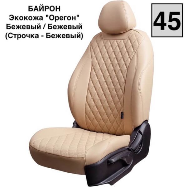 Чехлы Премиум Экокожа Байрон Ромб на Omoda C5 (кроссовер) с 22г. Чехлы Премиум Экокожа Байрон Ромб на Omoda C5 (кроссовер) с 22г.