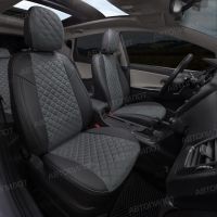 Чехлы Автопилот Алькантара Ромб на Москвич 3 (2022+) Чехлы Автопилот Алькантара Ромб на Москвич 3 (2022+)